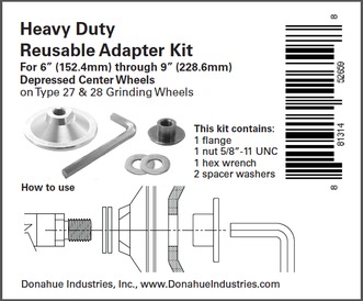 Donahue-Industries_reusable-adapter-kits_grinding-wheel-adapters_6-inch-to-9-inch-for-depressed-center-wheels_heavy-duty-applications-diagram