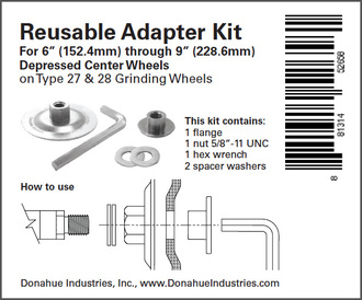 Donahue-Industries_reusable-adapter-kits_grinding-wheel-adapters_6-inch-to-9-inch-for-depressed-center-wheels